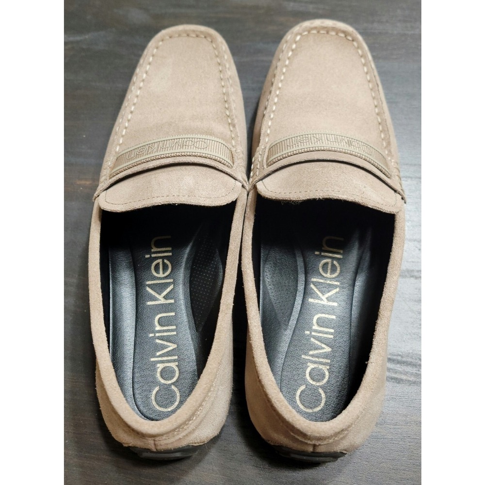 Calvin Klein Oliver Suede Men Driver Shoes Size 10.5US with Box - Picture 6 of 13